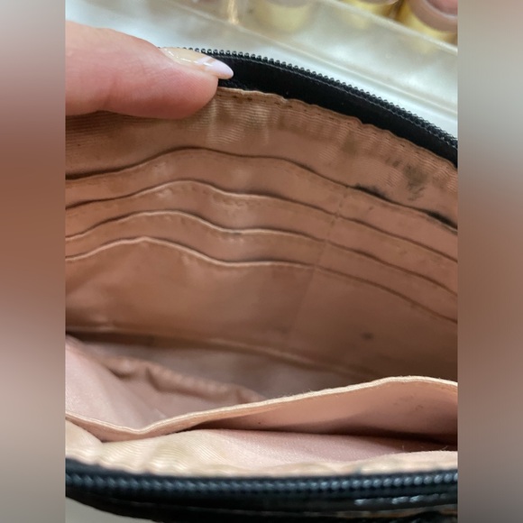 COACH gently used wristlet in brown/black - Picture 7 of 8